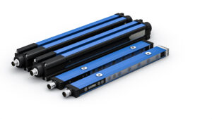 Lichtgitter für Messaufgaben von wenglor zur präzisen Erkennung und Messung von Objekten über große Breiten.